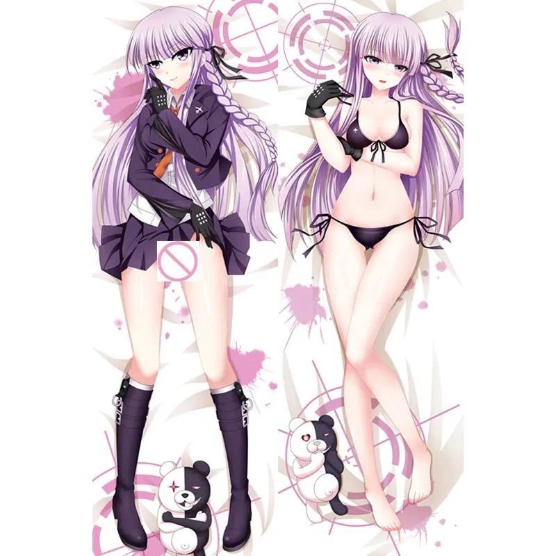 Polyester Аниме данганронпа Наволочки Dakimakura Чехол классный мальчик сексуальный Nanami ChiaKi 3D двухсторонние постельные принадлежности обнимающие наволочки для подушек DM01 - Цвет: Polyester