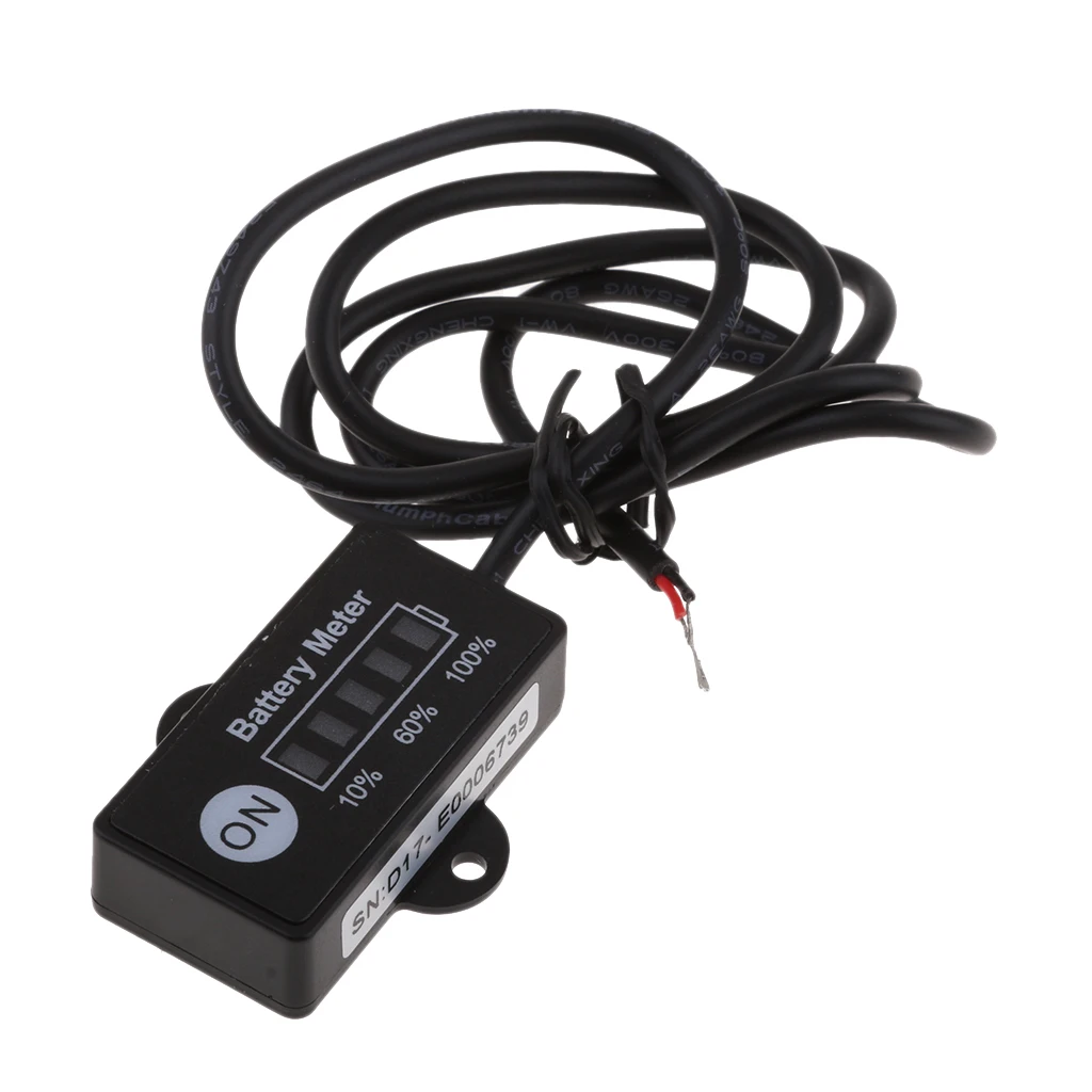 12V 24V светодиодный индикатор батареи измерительный прибор для мотоцикла автомобиля морской ATV