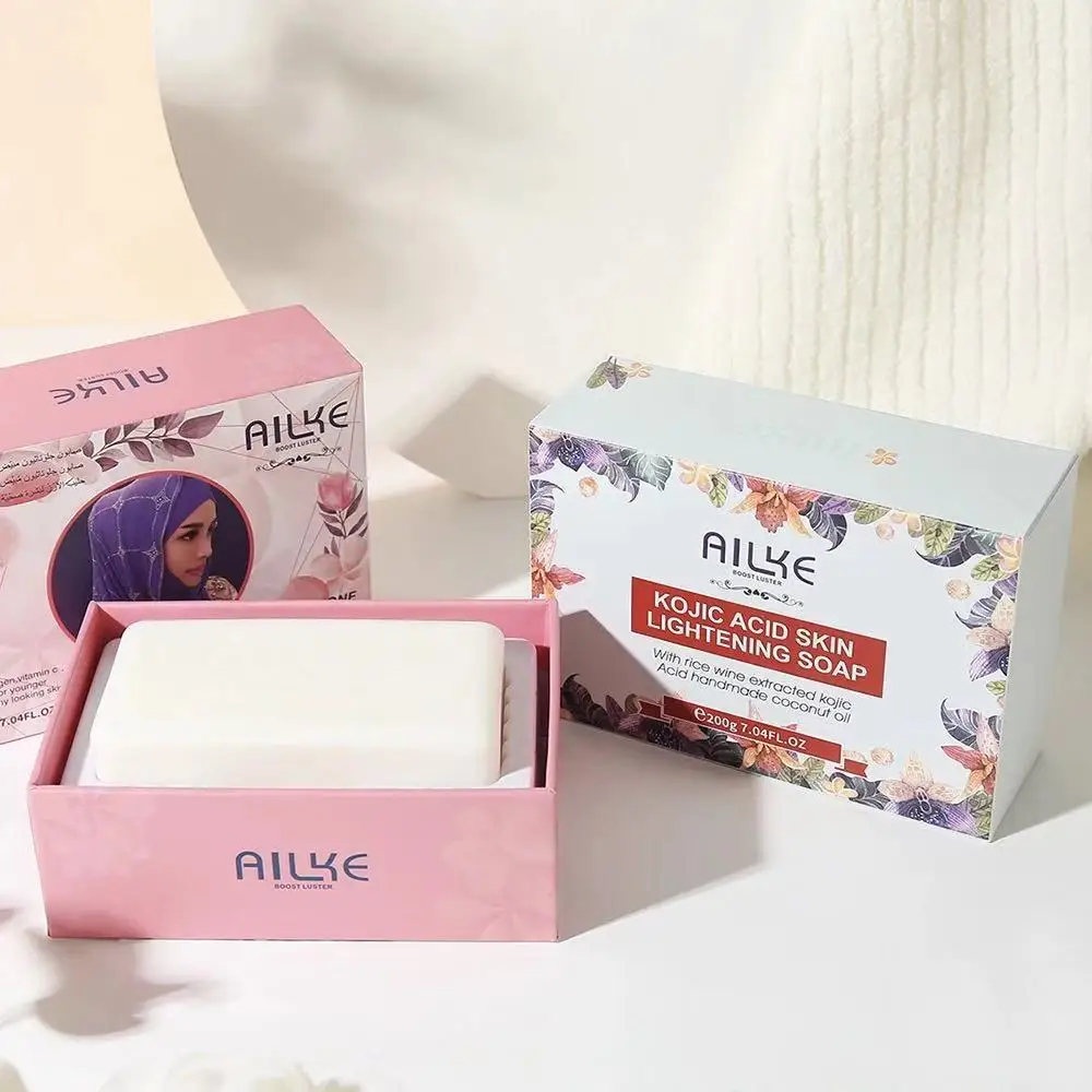 Kojic Acid baby Skin lightening acne soap with Rice wine extracted handmade coconut oil soaps for oil skin Whitening Effect Kojic Acid baby Skin lightening acne soap with Rice wine extracted handmade coconut oil soaps for oil skin Whitening Effect