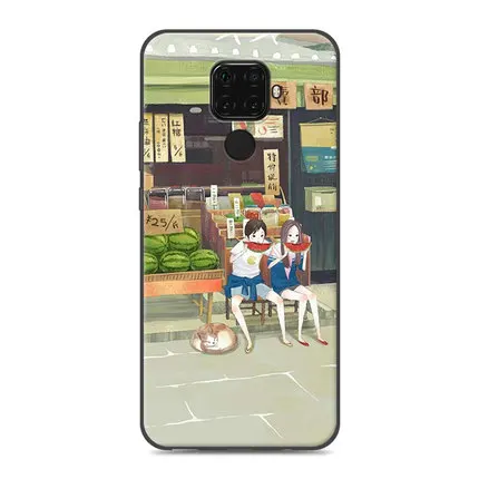 A14 6,2" Coque корпус телефона Fundas для Huawei Nova 5i Pro Чехол Nova5iPro SPN-AL00 Мягкий Силиконовый ТПУ чехол для телефона Nova5i Pro защитные чехлы - Цвет: A14