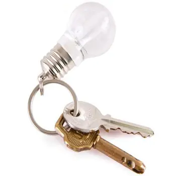 

LED Keychain Change Color LED Light Mini Bulbtorch Keyring Keychain Bulb Keychain Light LED Mini Chain Flashlight Ring