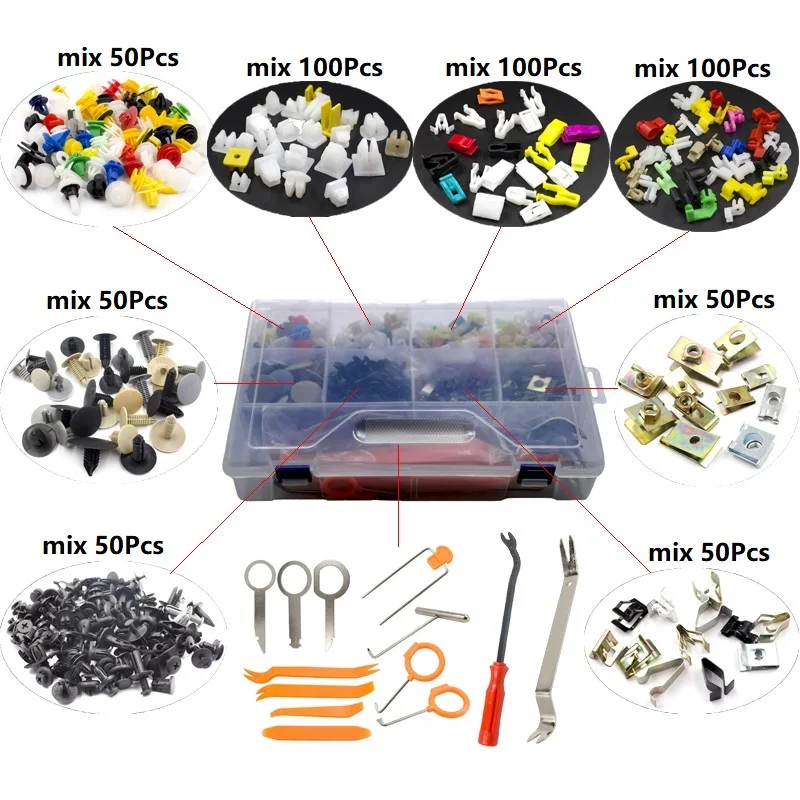 550Pcs Misturado Com Haste de Ferramenta de