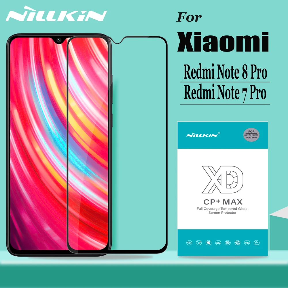 Nillkin для Xiaomi Redmi Note 8T 8 7 Pro Защитное стекло для экрана с полным покрытием 3D защитное закаленное стекло для Redmi Note8 Note7 Pro