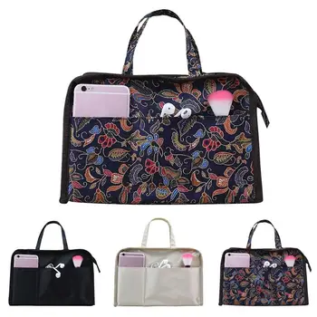 

Multi-Function Makeup Bags Creative Portable Oxford Cloth Printing Cosmetic Bags Toiletry Bag For Travel Solid Color Makeup Bag