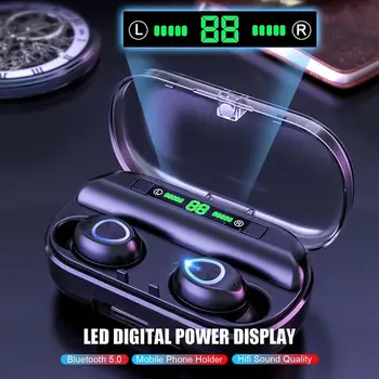 

V10 Wireless Headphones TWS Bluetooth 5.0 Wireless Earphones Charging Box With Microphone Sport Waterproof Headsets Earbuds