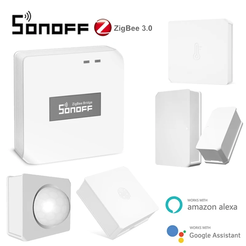 

SONOFF Zigbee Kit SNZB 02/03/04 Temperature & Humidity Sensor Motion Door/Window Sensor eWeLink Smart Home For SONOFF ZBBridge