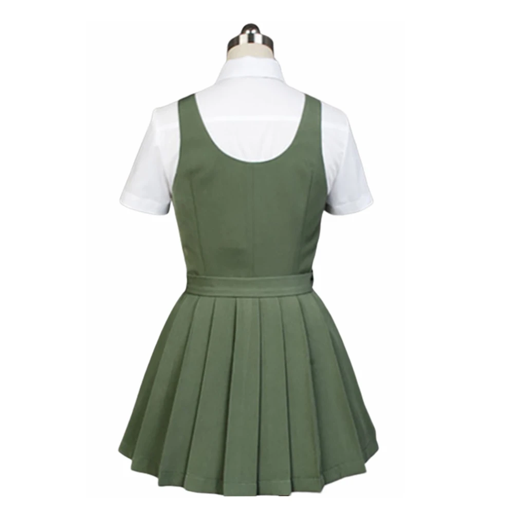 Япония Аниме Супер Dangan Ronpa 2 Danganronpa Mahiru Koizumi косплей костюм школа полный комплект униформы белая рубашка юбка для женщин