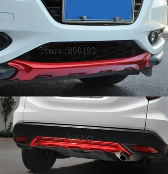 

for Honda HR-V HRV 2014-2017 Car-styling Front Rear Body Bumper protection Trim For Protect Car Fender Guard Bumper Cover Trim