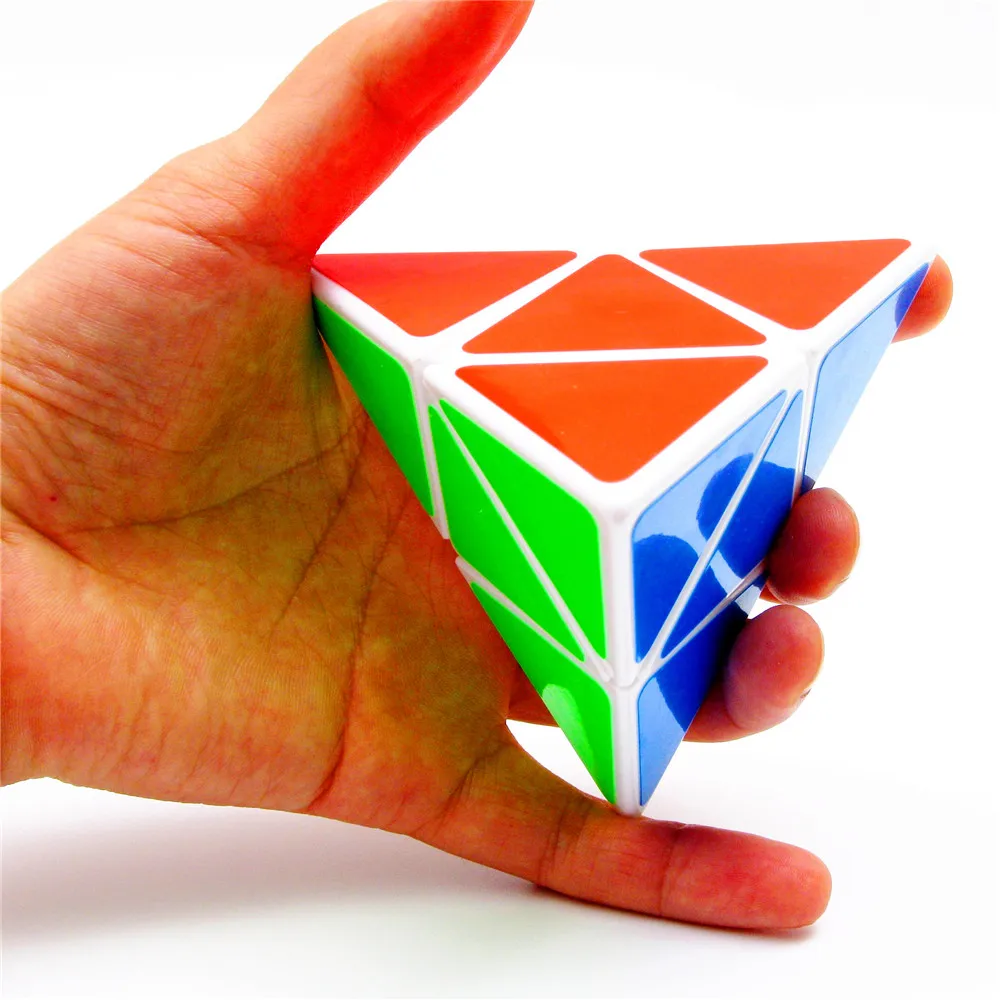 ShengShou 2x2x2 Пирамида безопасный ABS Кубик Рубика для профессионалов ультра-гладкая 2x2 головоломка на скорость кубический интеллект детские игрушки подарок
