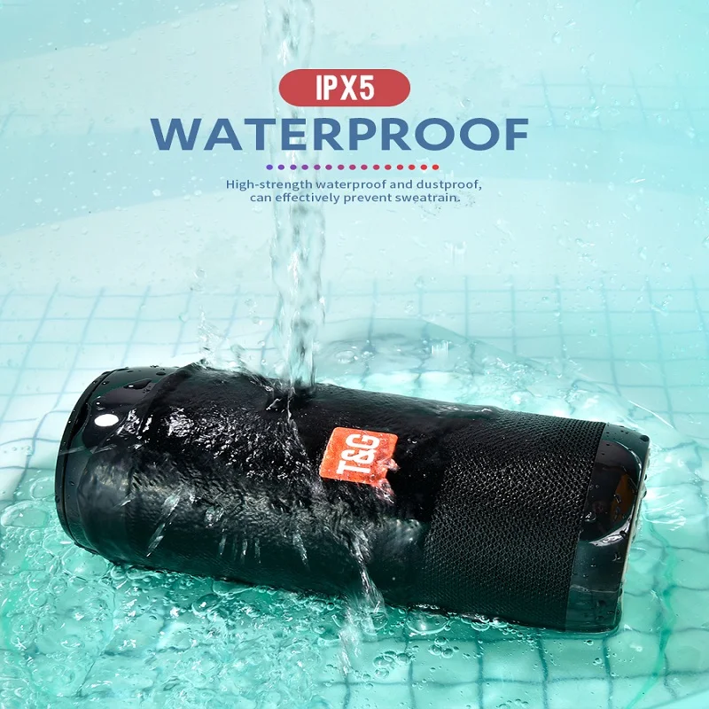 TG113C Bluetooth Колонка портативный Bluetooth мини динамик с fm-радио водонепроницаемый сабвуфер беспроводной Loundpeakers и держатель для телефона