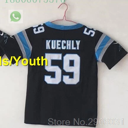 A+++ качественная Детская Молодежная 1 камера newton 59 Luke Kuechly Christian McCaffrey 22 jersey Carolina