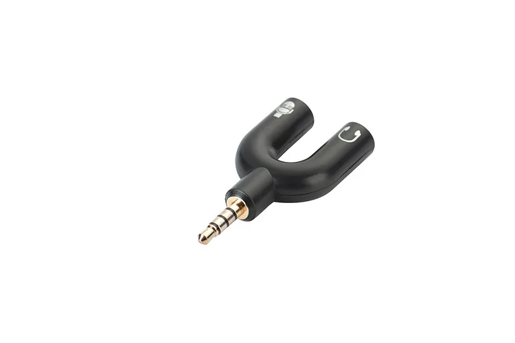 200pcs 3 5MM Extension Earphone Headphone Audio Spliter Cable Adapter 1 Male to 2 Female Converter High Quality For phone MP3