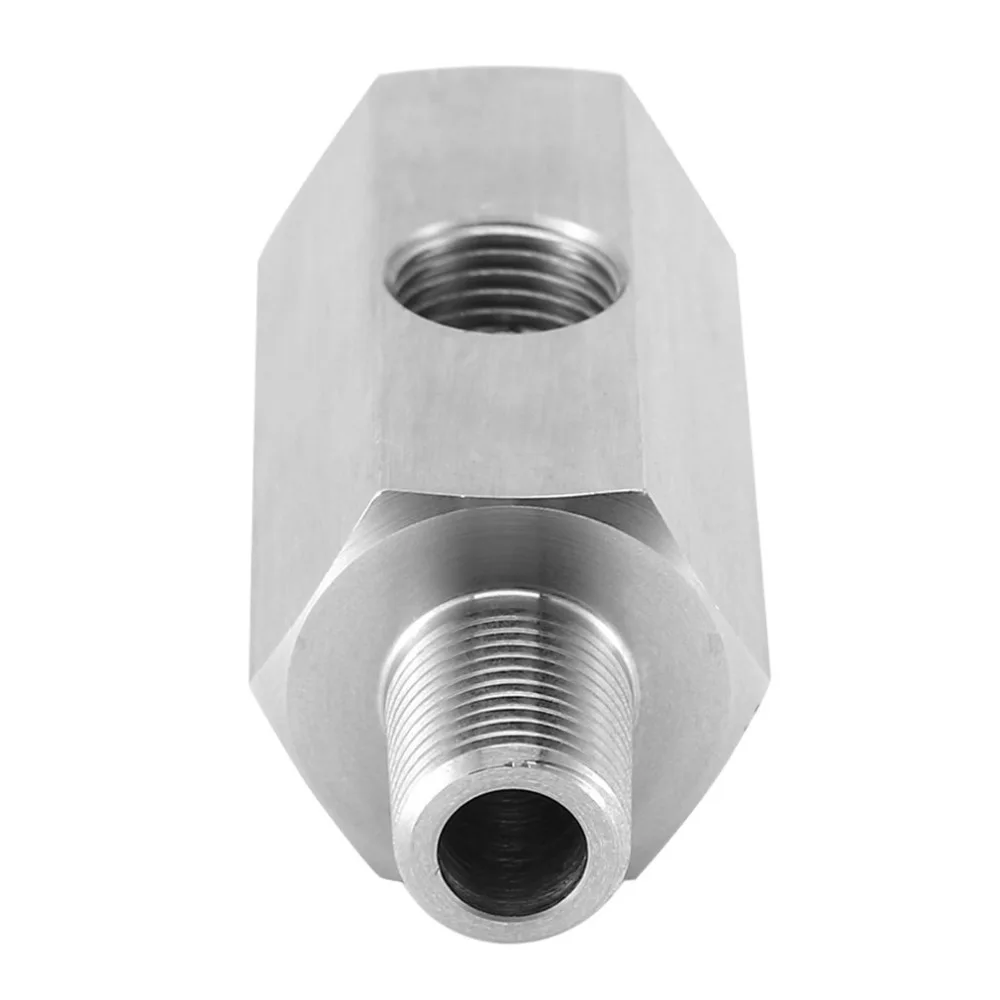 1/8 ''Npt датчик давления масла тройник к Npt адаптеру турбо подача линия метр 1/8Npt датчик давления масла тройник к Npt адаптеру