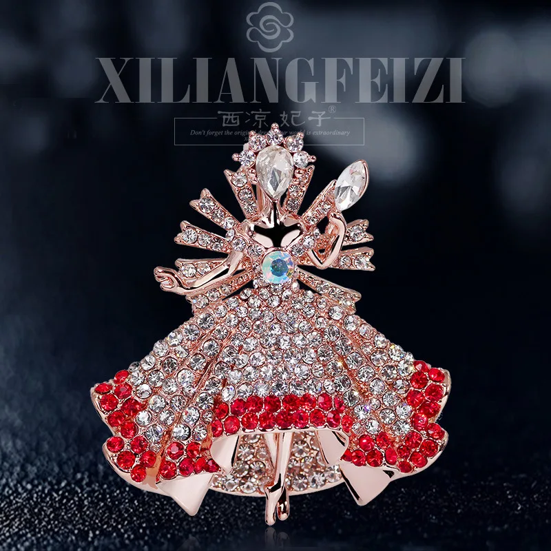 

Xiliang Concubine Jewelry Korean-style Cute Little Princess Beauty GIRL'S Creative Brooch Ol Versatile Elegant X463