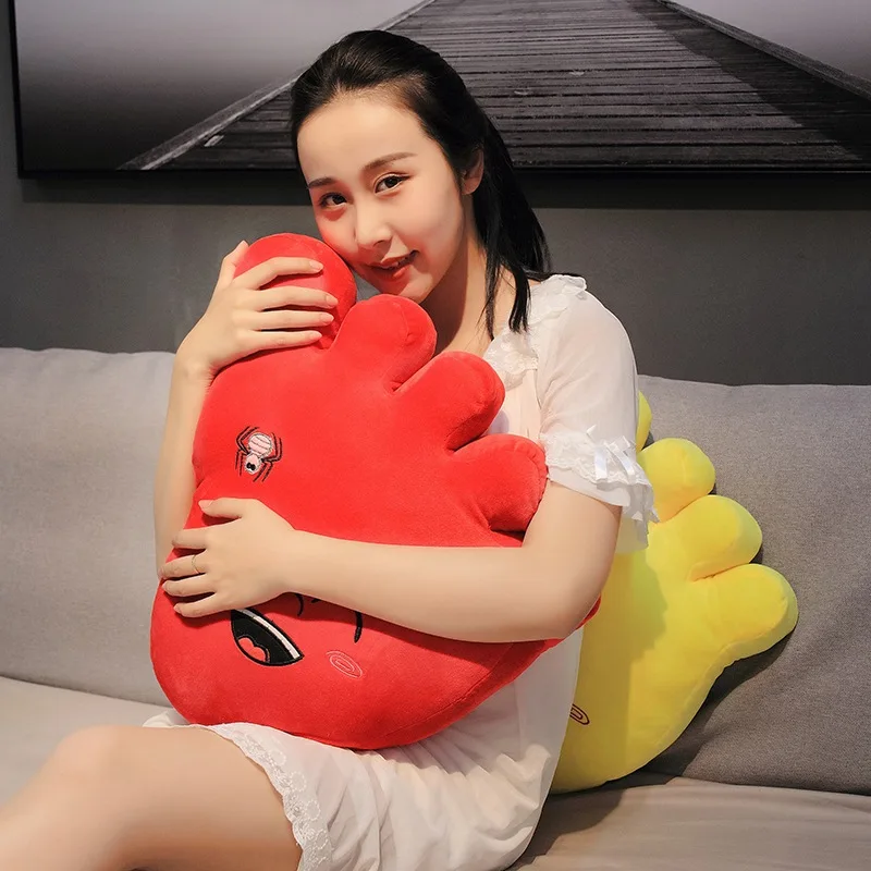40cm Funny Foot Plush Pillow Toys Soft Stuffed Cartoon Sole Doll Nap Pillow Chair Cushion Birthday Gift For Friends Boy Children 2