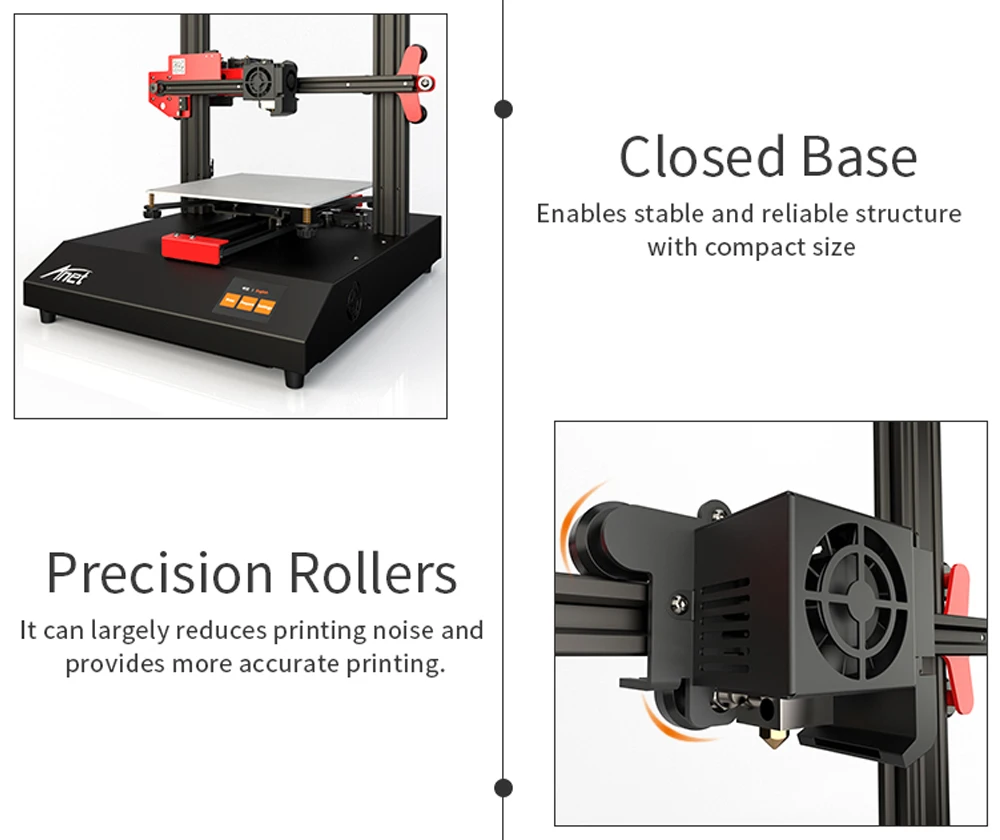 Горячая конкурентоспособный Anet A6 A8 3d принтер Reprap Prusa i3 Высокоточный DIY 3d принтер комплект с Micro SD карты USB разъем