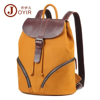 

Korean Fashion New Leather Handbags Fashion Ladies Shoulder Bag First Layer Cowhide Backpack