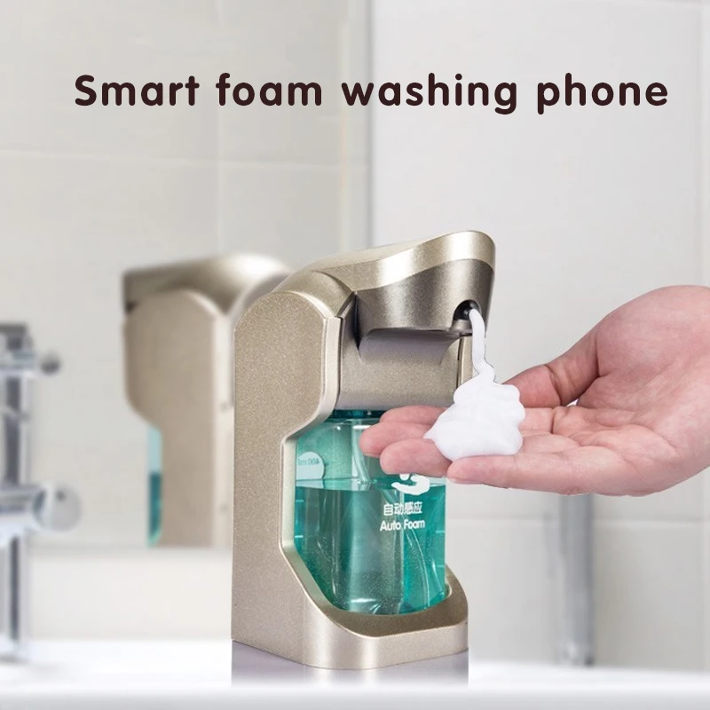 

New Product Automatic Induction Foam Soap Dispenser Induction Handheld Soap Dispenser Shower Gel Box Wall-mounted Hotel Villa