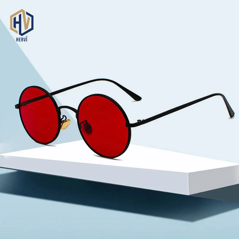 Суперкруглые солнцезащитные очки для женщин брендовые дизайнерские модные