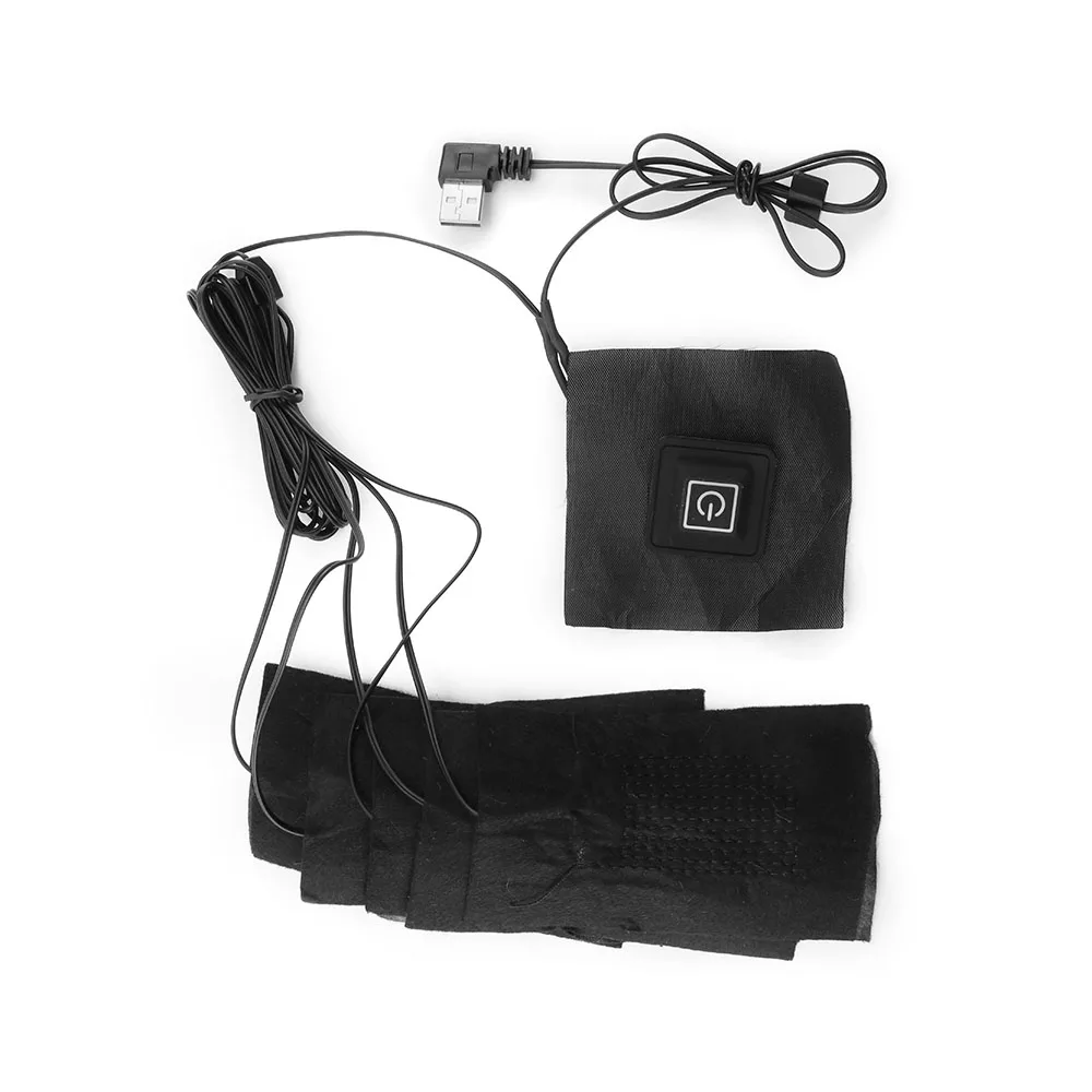 USB Charging Three Adjustable Temperature Gears Waterproof Carbon Fiber Non-Woven Fabric Electric Heating Pads Warmer forCloth
