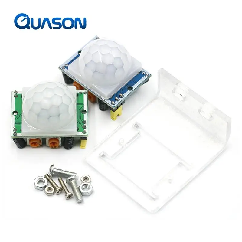 1 pièces HC-SR501 ajuster IR pyroélectrique infrarouge PIR détecteur de mouvement Module pour arduino pour framboise pi kits ► Photo 2/6