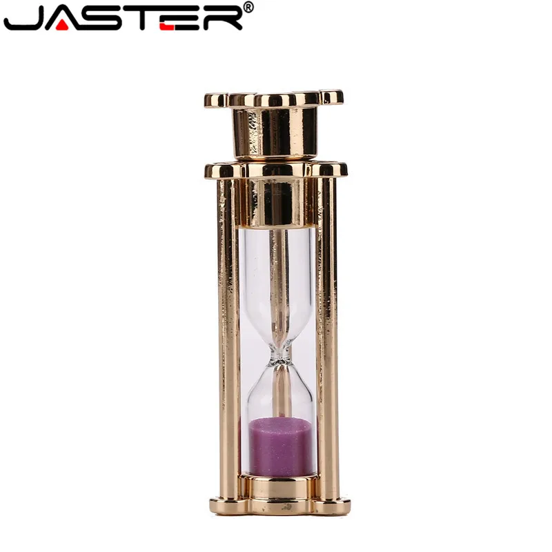 JASTER оригинальный Песок Часы флешки 64 Гб 16 32 песочные часы usb flash drive подарок memory stick