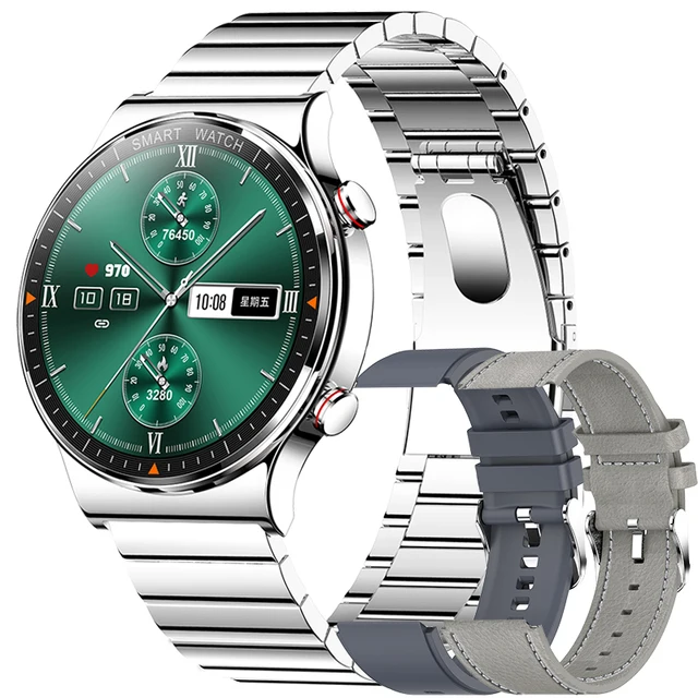 2021 New 454*454 AMOLED screen Smart Watch Men Bluetooth Call IP68 Waterproof music player link Bluetooth headset Smartwatch Men 