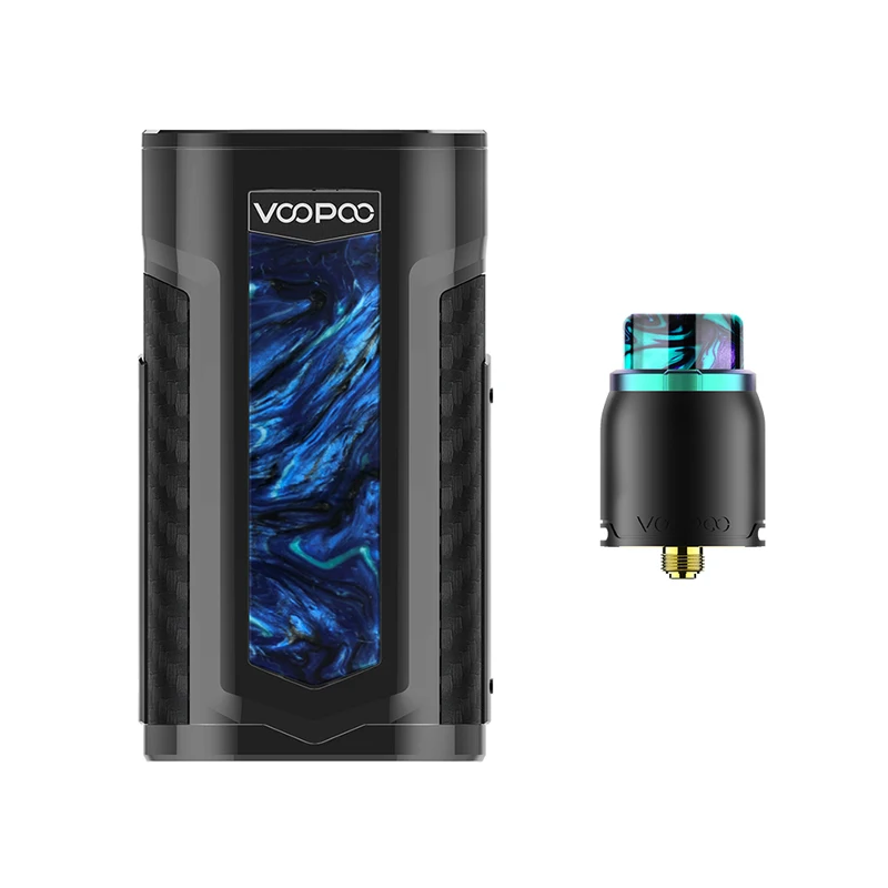 217 Вт VOOPOO X217 TC мод коробка Электронная сигарета Vape W/RDA атомайзер ген. Вентилятор чип подходит 20700/18650 батарея TFT ips HD экран - Цвет: P-Prussian Blue