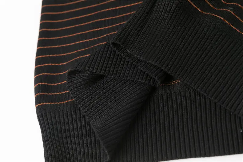MuLS Brand Sweaters Men Pullovers Male 2019 Autumn New Round Neck Striped Sweater Jumpers Winter Spring O-Neck Cotton Knitwear 07