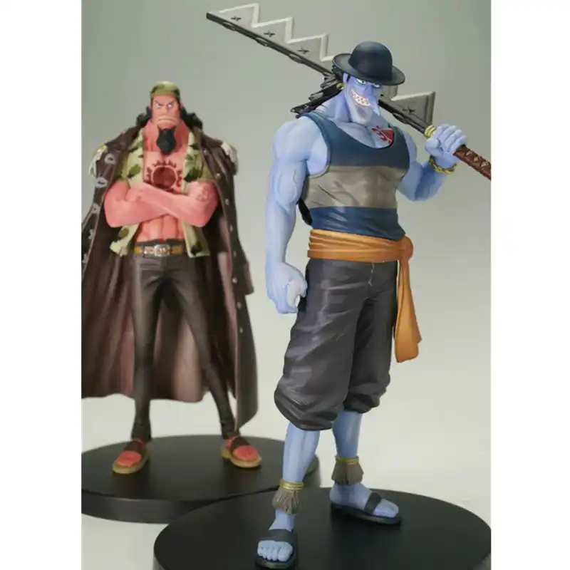 7 One Piece Dragon Pirates Regiment Fisher Tiger Arlong Golden Cat Sticker Original Version Pvc Action Figure Toy Box 18cm Q324 Action Figures Aliexpress