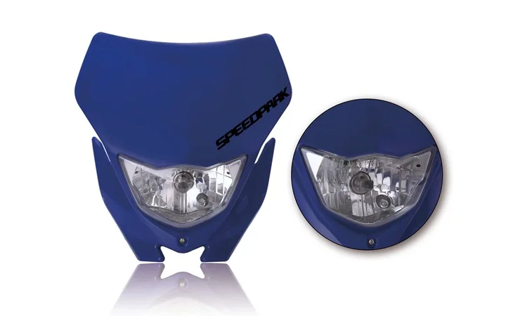 Мотокросса фары KLX модифицированные Ghost Face Motos Универсальный H4 передняя фара мотоцикла для EXC SX SXF XC MX SMR Moto