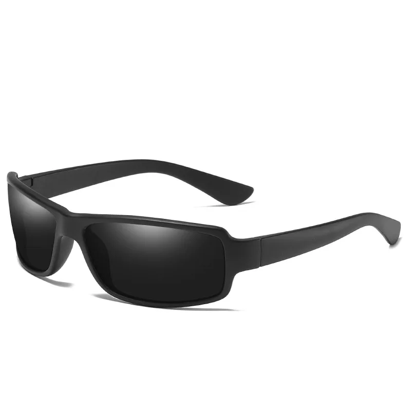 C5 sand black black HBK, новинка, мужские поляризованные солнцезащитные очки, прямоугольные, для улицы, высокое качество, солнцезащитные очки для мужчин, защитные, для вождения, антибликовые очки - Цвет линз: C5 sand black black