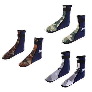 

1 Pair 3MM Water Shoes Beach Socks Neoprene Diving Boots Scuba Snorkel Booties Surfing Wetsuit Sports Waterproof for Men Women