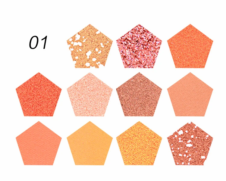 Bling Eyes Cosmetic 11 Colors Twilight Eyeshadow Makeup Palette Shimmer and Glitter Powder Matte Eye shadow Beauty Makeup