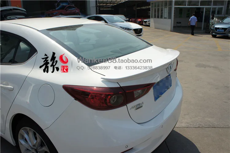 Подходит для mazda 3 Axela AE углеродного волокна спойлер хвост крыло