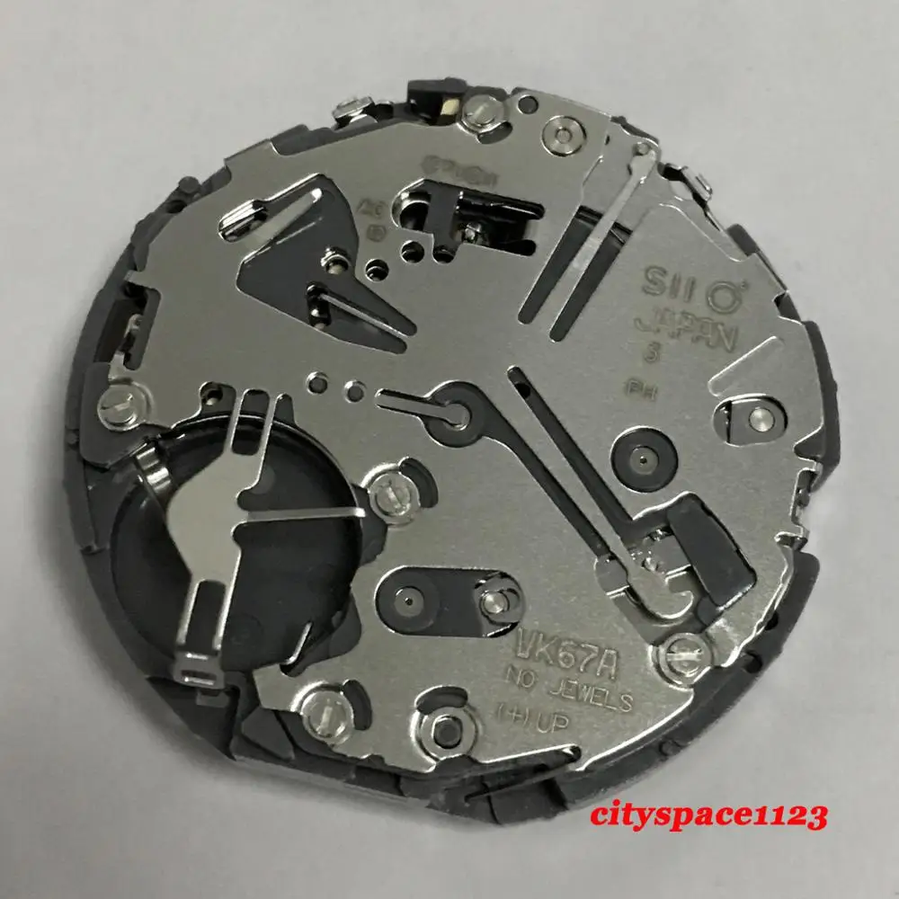 Seiko Vk63 Vk64 Vk67 Japanese Quartz Chronograph Movement Brand New Watch  Movement - Repair Tools & Kits - AliExpress