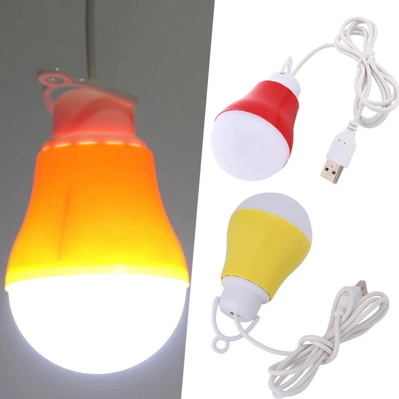 Портативная светодиодная USB лампа дневного света Фестиваль бытовой осветительный прибор 50LM