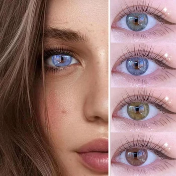 

2pcs/pair Beautiful Pupil Colored Contact Lenses for eyes Colored Eye Lenses Color Cosmetic Contact Lenses Eye Colored