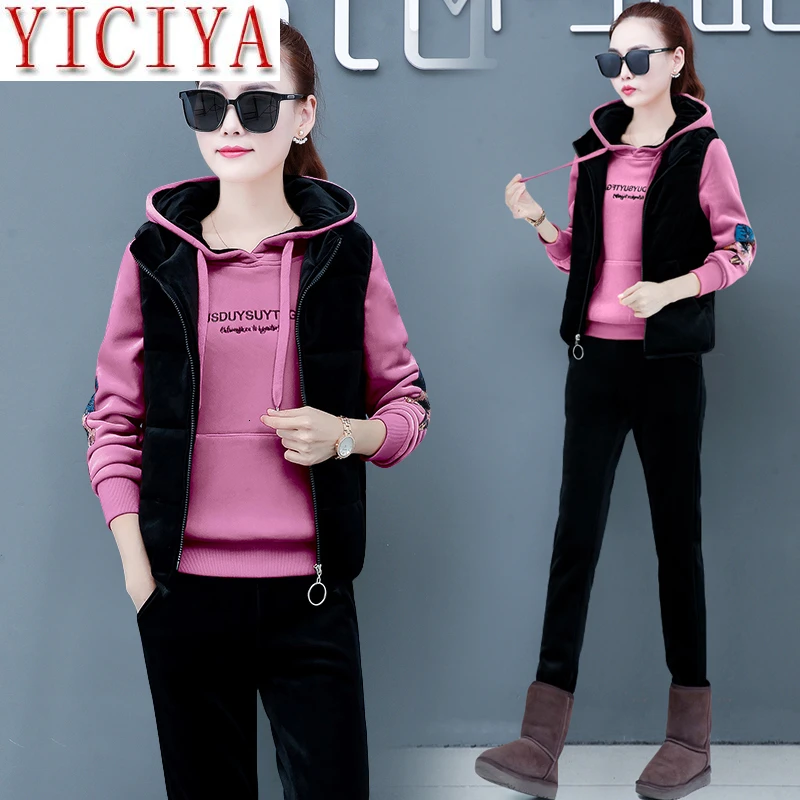 pink black tracksuit