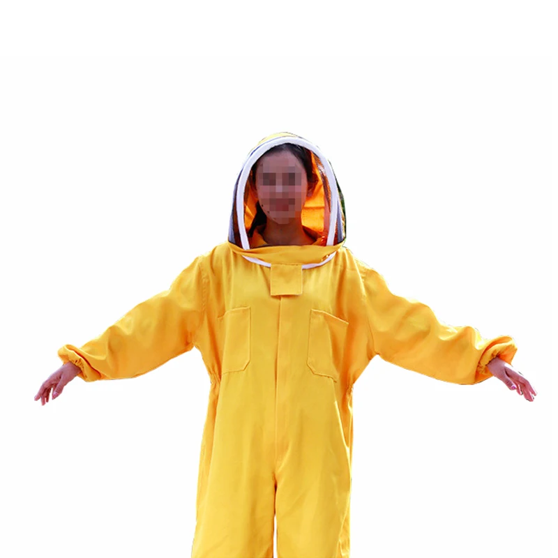 1 set beekeeping suit for bee keeper professional equipment yellow orange red beesuit cutton protective Anti bee