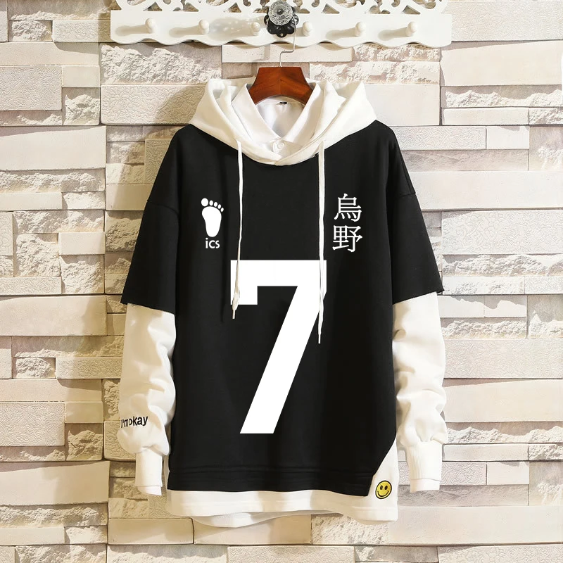 Haikyuu Cosplay Hoodies Karasuno Volleyball Club Costume Sweatshirt Adult Unisex Hooded Sweater Spring and Autumn0 (8)