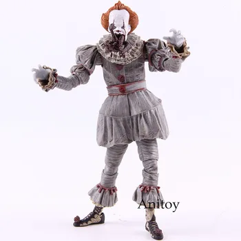 

NECA Stephen King's It Pennywise The Dancing Clown Action Figure Horror PVC Collectible Model Toy With LED Light
