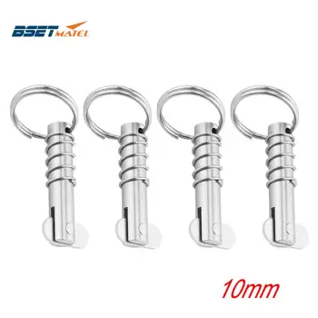 

4PCS 10mm Marine grade stainless steel 316 Boat Quick Release Pin Marine Hardware Deck Hinge Replacement Accessories