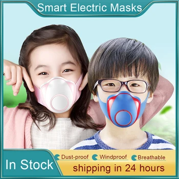 

PM2.5 Fan Electric Mask For Child Intelligent Anti-Fog Deodorization Dustproof And Breathable Ventilation With Valve