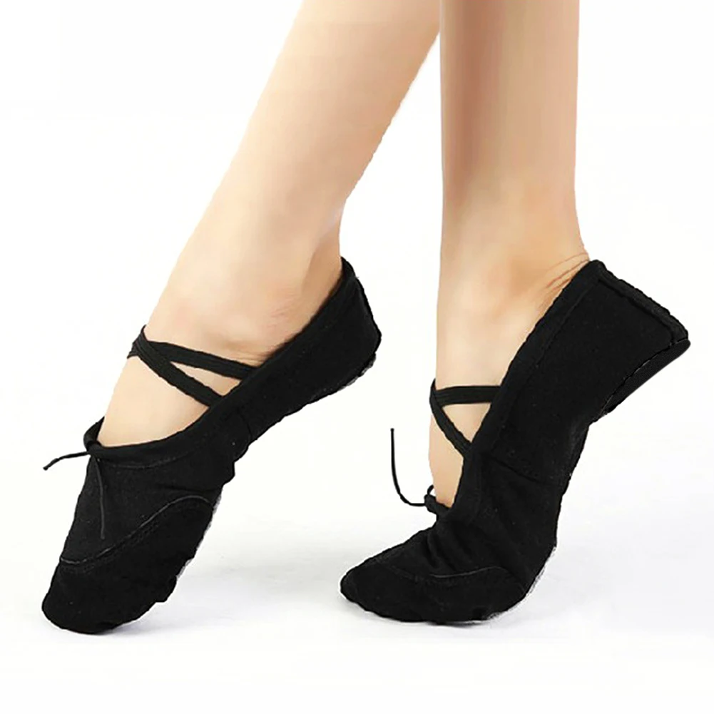 Dance Shoes Girls Canvas Split Sole Ballet Dance Fitness Shoes Canvas Gymnastics Ballet Shoes PCS Shoes For Girls