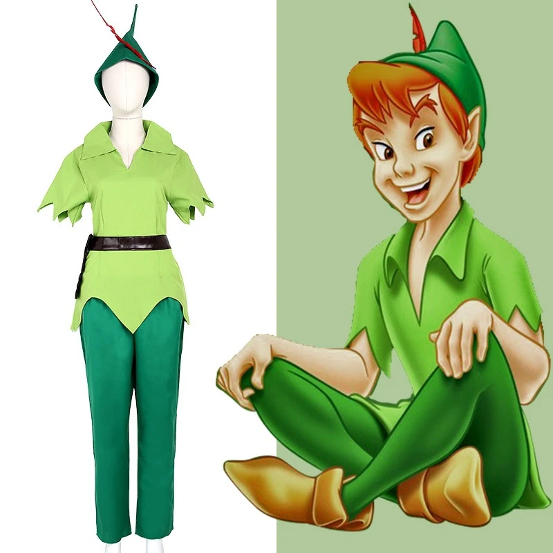 Cosplay Peter Pan Costume for Adult The Wizard Elf Hunter Dress Cartoon  Movie Role play Clothing Halloween|Trang Phục Phim & TV| - AliExpress