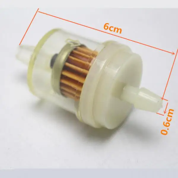 2pcs Gas Fuel Filter for Moped Scooter Go Kart Dirt Bike ATV Quad Yamaha