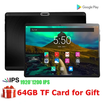 

Free Shipping 10 inch 3G 4G LTE Tablet PC Android 7.0 Octa Core 32GB ROM +64GB TF Card 1920*1200 IPS 10.1 Tablets