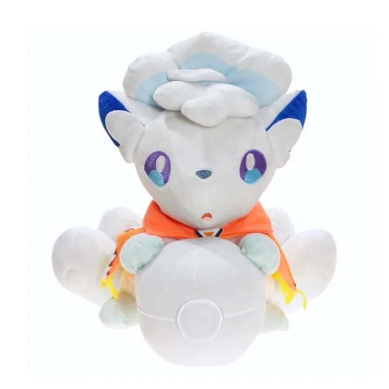 20 Вт, 30 см Плюшевые льда Vulpix держа мяч мягкие реалистичные милая игрушка позитивной энергией, хорошее качество, подарок на год для детей