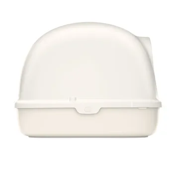 

Splash-proof fully enclosed cat litter box deodorizing super large double-layer cat's toilet plastic pets supplies